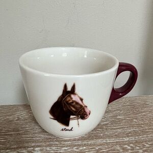 STUD horse mug